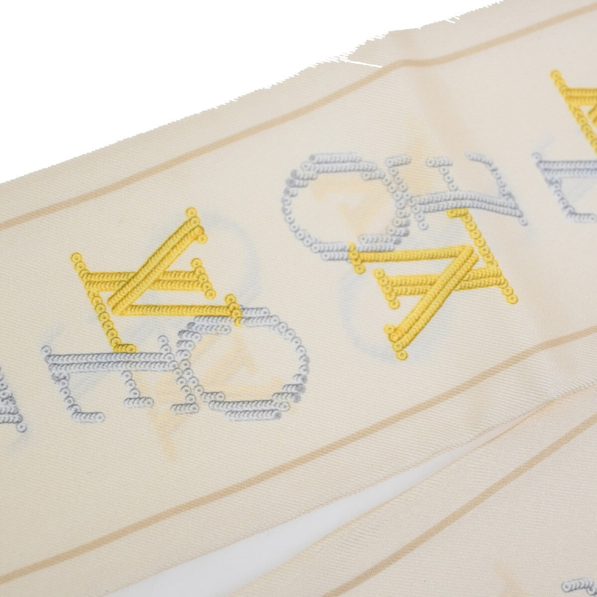 Louis Vuitton Bandeau Headband Monogram Denim, BEIGE, SILK, Scarve & shawl