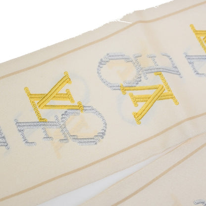 Louis Vuitton Bandeau Headband Monogram Denim, BEIGE, SILK, Scarve & shawl