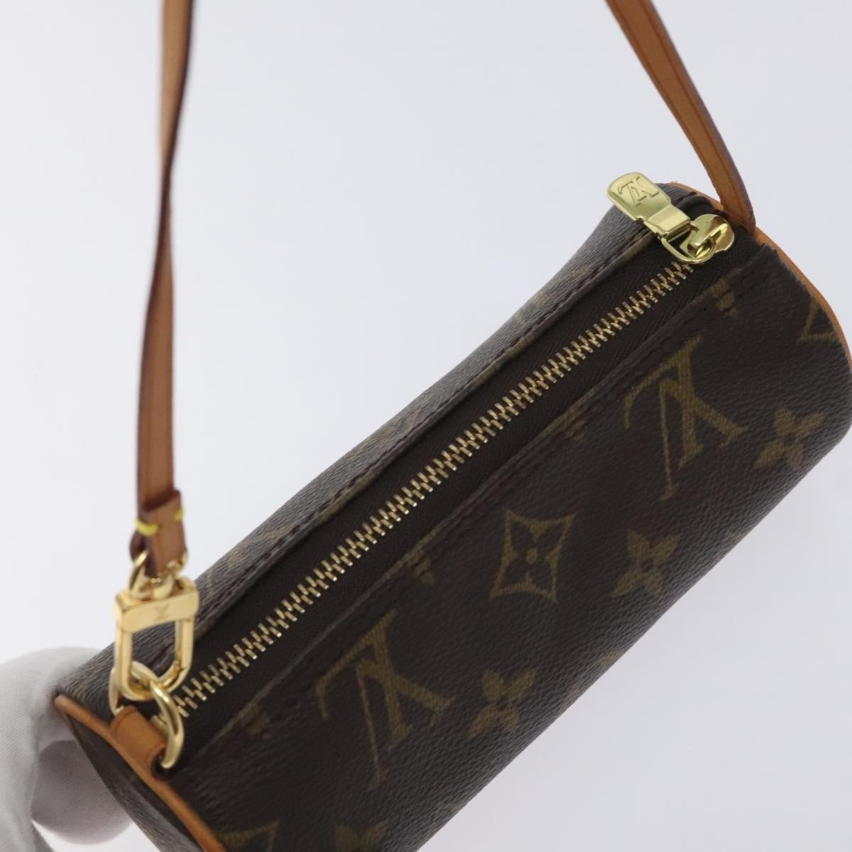Louis Vuitton Papillon Pochette Monogram Canvas, BROWN, CANVAS, Handbag