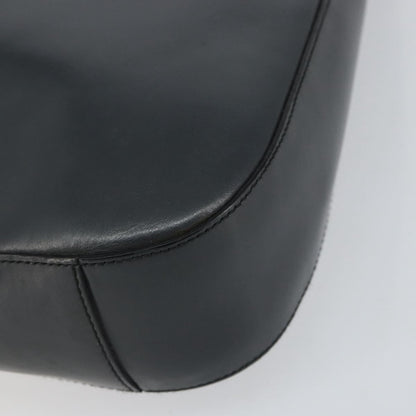 Prada Vintage Handbag Leather, BLACK, LEATHER, Shoulder bag