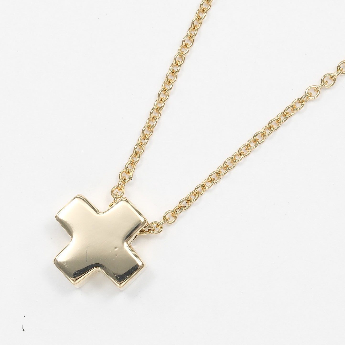 Tiffany & Co. Cruciform Cross Pendant Necklace 18K Yellow Gold, GOLD, YELLOW_GOLD, Necklace