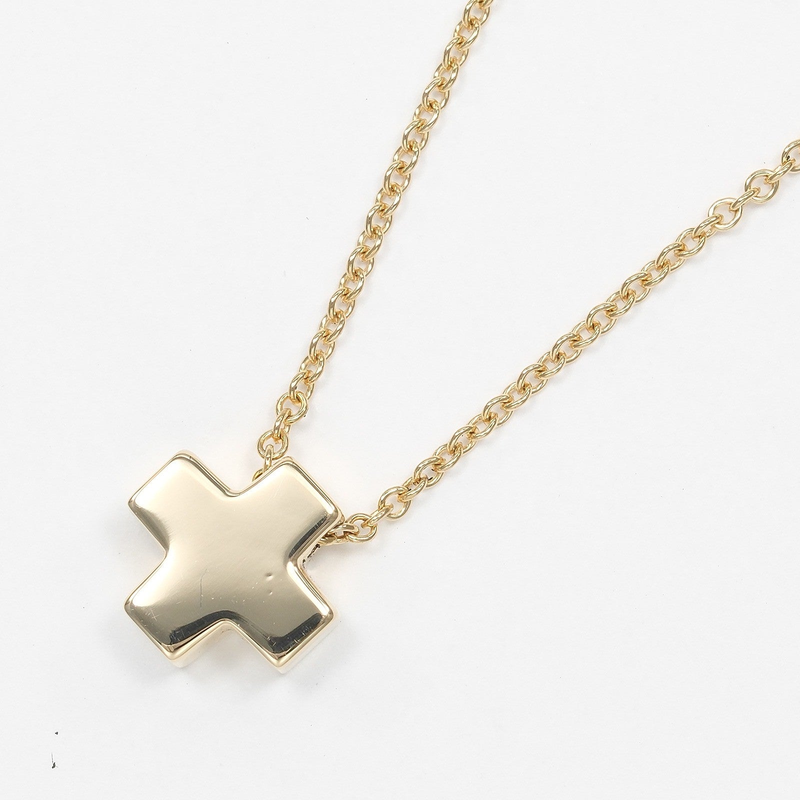 Tiffany & Co. Cruciform Cross Pendant Necklace 18K Yellow Gold, GOLD, YELLOW_GOLD, Necklace