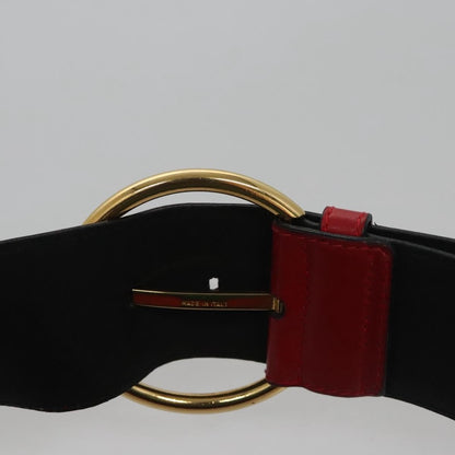 Salvatore Ferragamo Gancini waist bag Leather, RED, LEATHER, Clutche & pouche