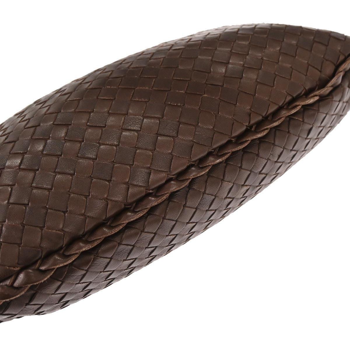 Bottega Veneta Hop Hobo Intrecciato Leather, BROWN, LEATHER, Handbag