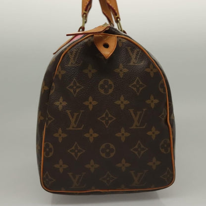 Louis Vuitton Speedy Handbag Limited Edition V Monogram Canvas, BROWN, CANVAS, Handbag