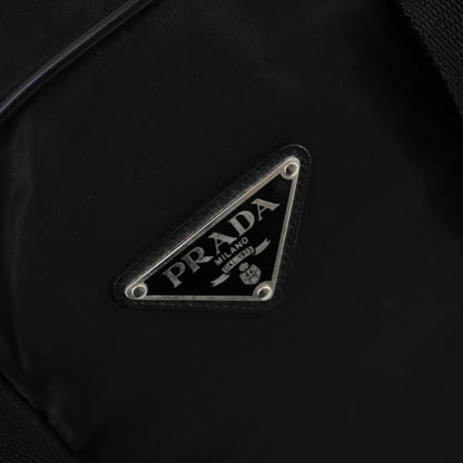 Prada Boston Bag Tessuto, BLACK, NYLON, Handbag