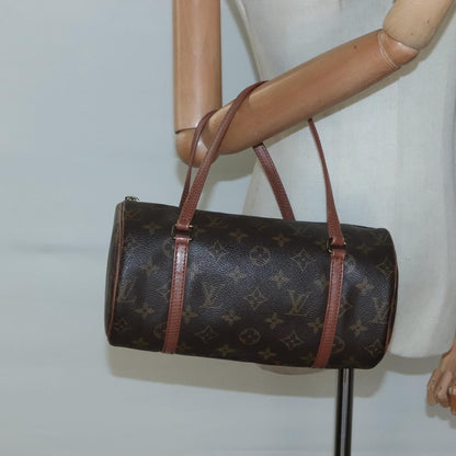 Louis Vuitton Papillon Handbag Monogram Canvas, BROWN, CANVAS, Handbag