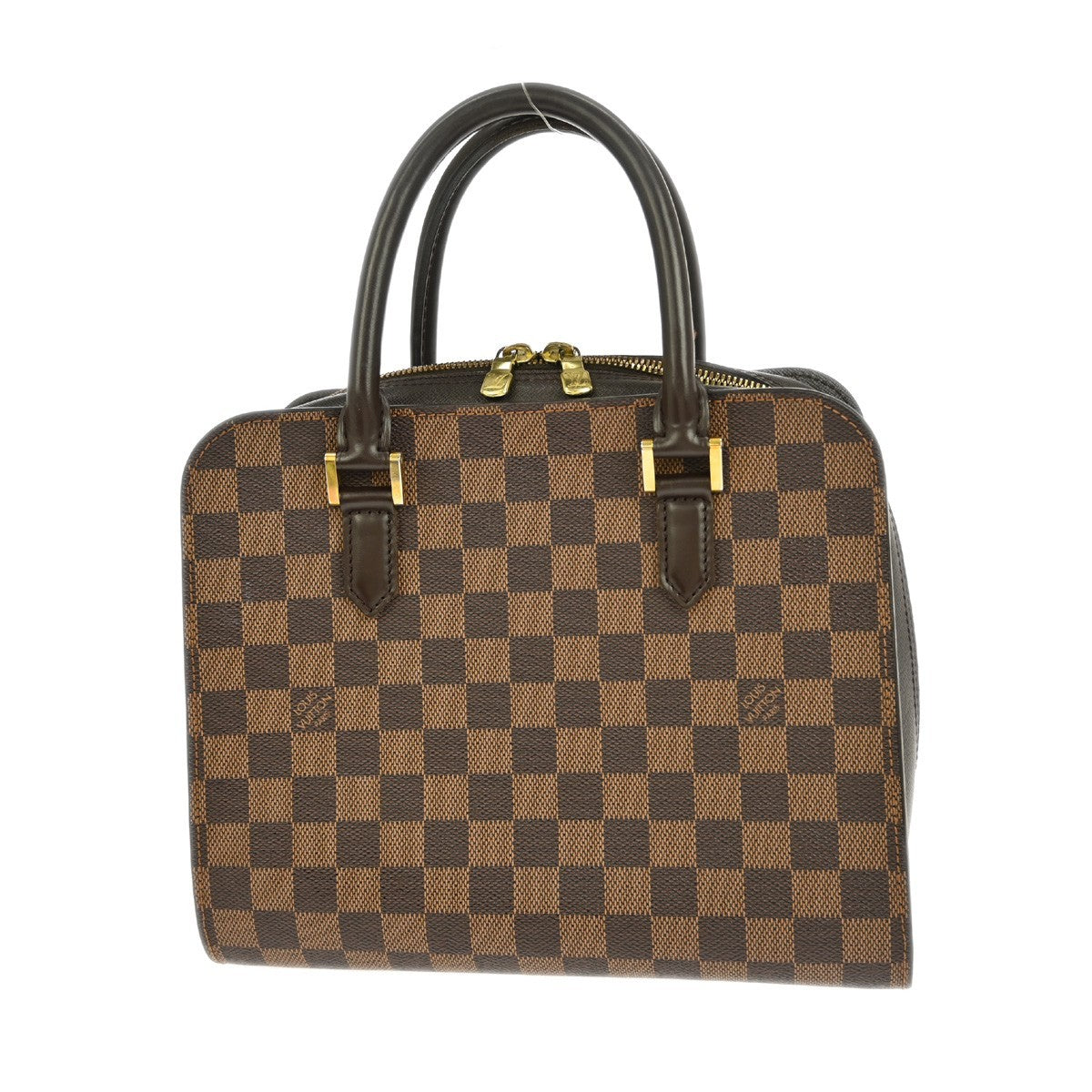 Louis Vuitton Triana Bag Damier, BROWN, CANVAS, Handbag