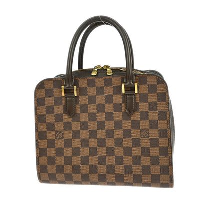 Louis Vuitton Triana Bag Damier, BROWN, CANVAS, Handbag