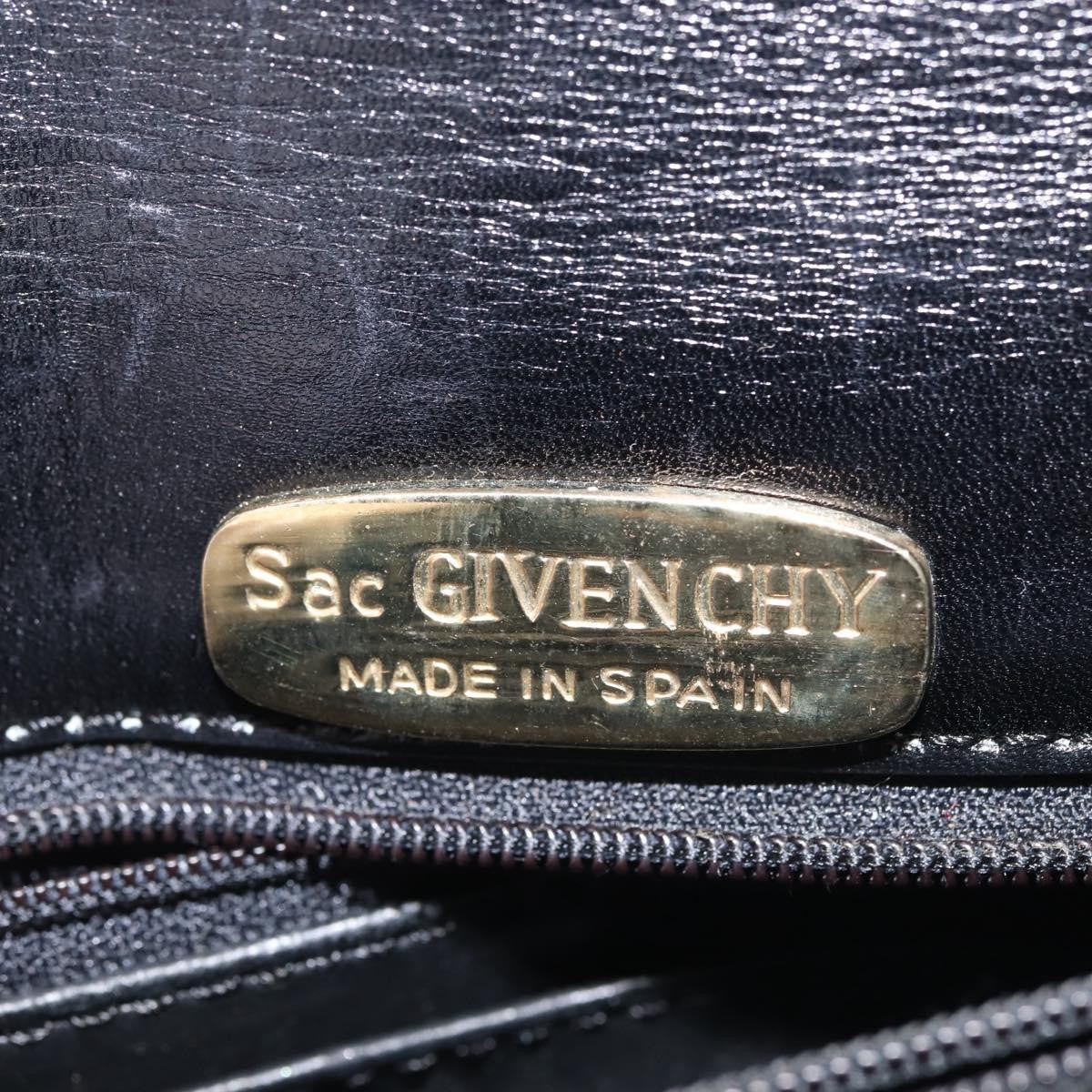 Givenchy Vintage 4G shoulder bag Leather, BLACK, LEATHER, Shoulder bag