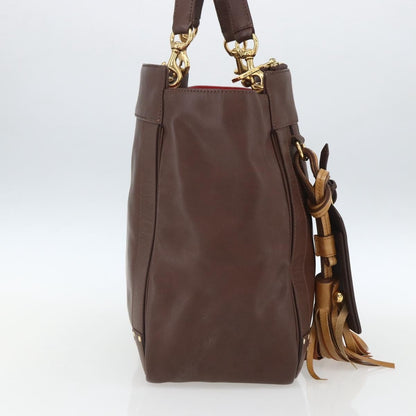 Chloe Eden Tote bag Leather, BROWN, LEATHER, Tote bag