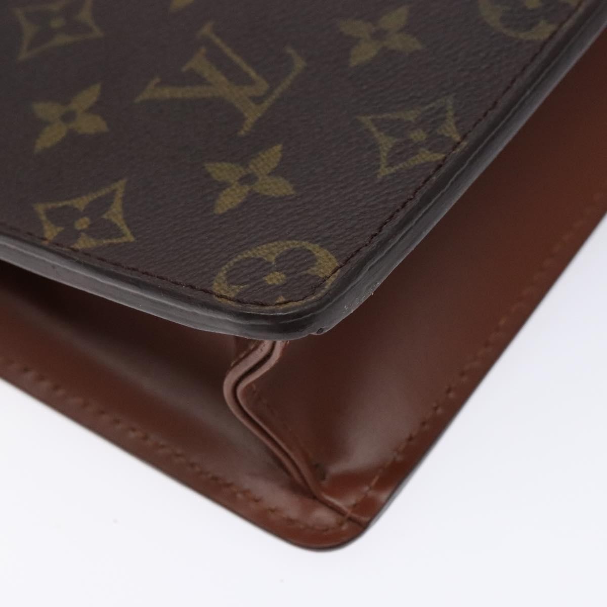 Louis Vuitton Pochette Homme Monogram Canvas, BROWN, CANVAS, Clutche & pouche