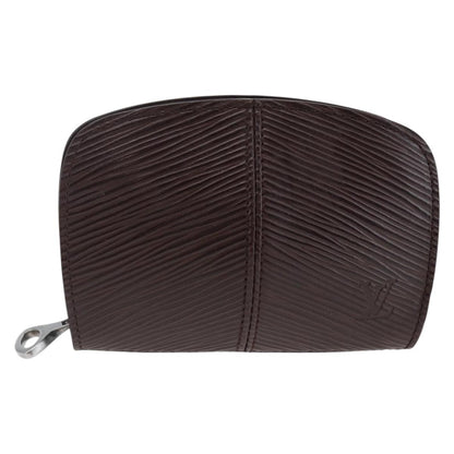 Louis Vuitton Demi Lune Coin Purse Epi Leather, BROWN, LEATHER, Wallets