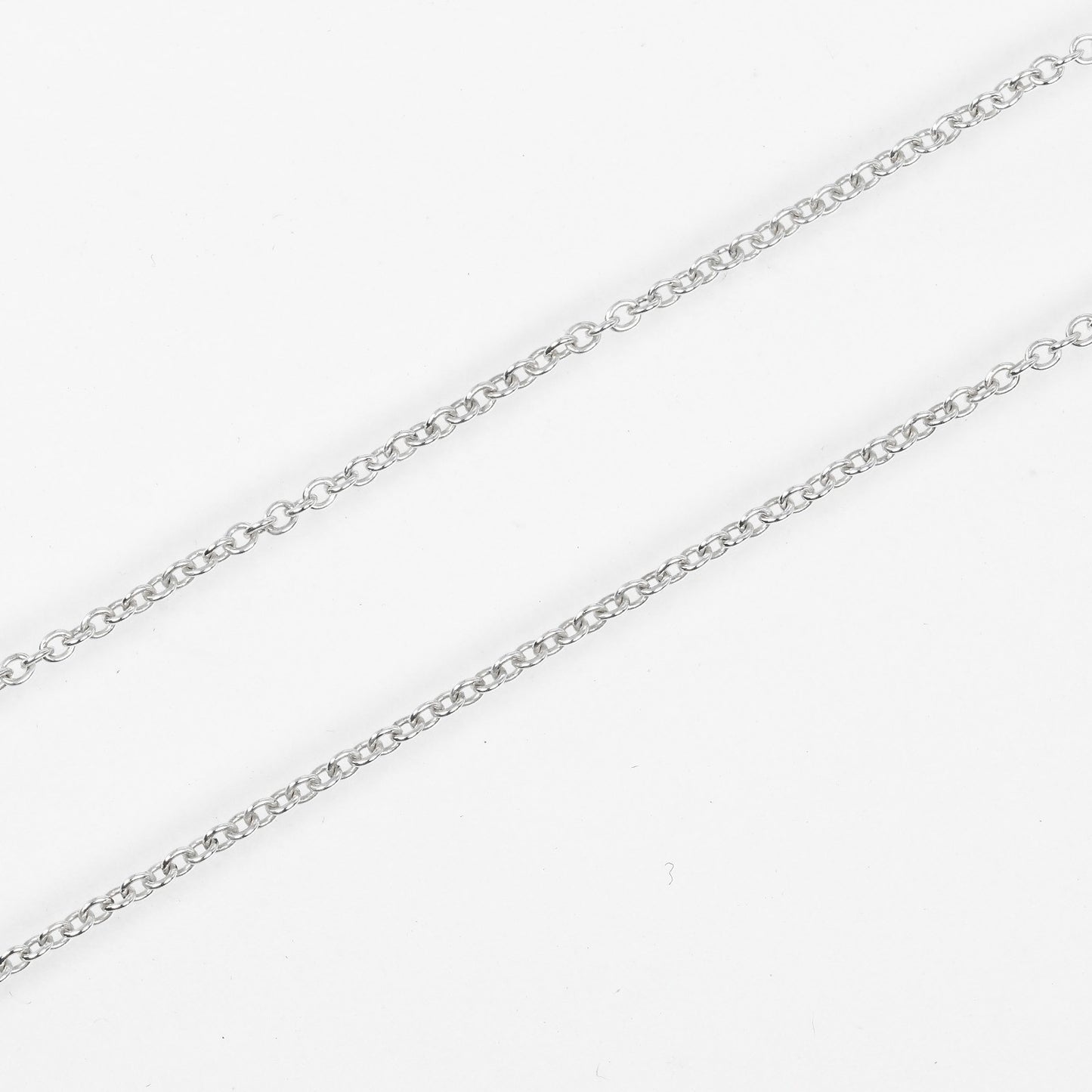 Tiffany & Co. Elsa Peretti Open Heart Pendant Necklace Sterling Silver with Pink Sapphire, SILVER, SILVER, Necklace