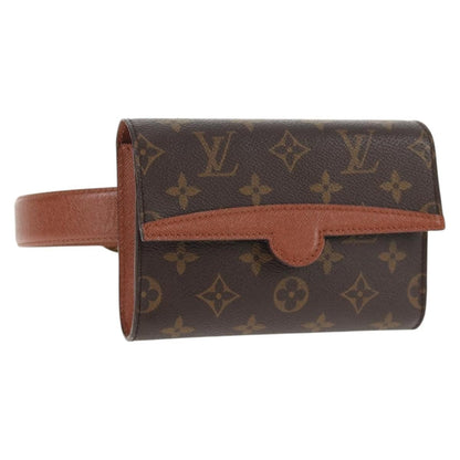 Louis Vuitton Pochette Arche Waist Bag Monogram Canvas, BROWN, CANVAS, Crossbody bag