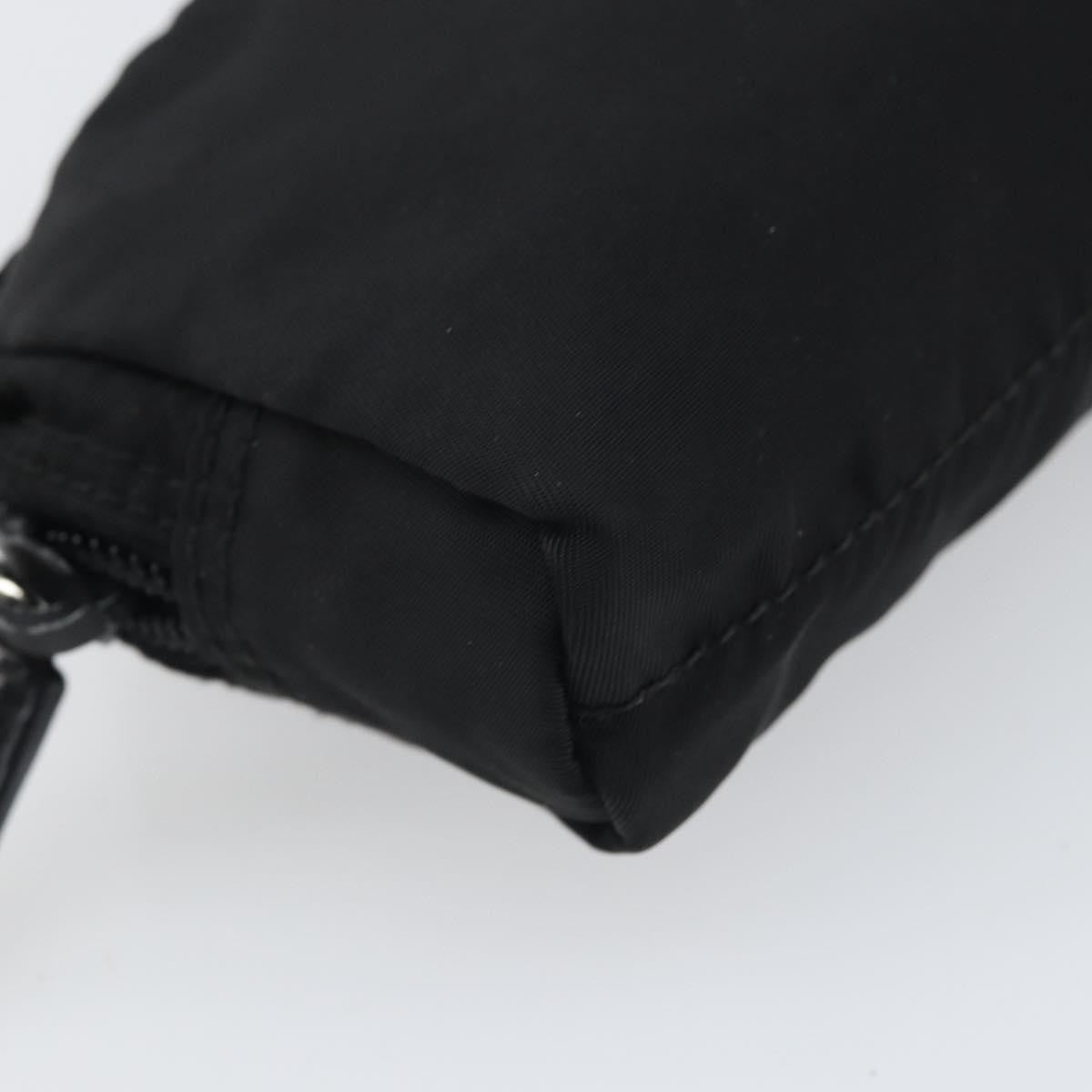 Prada Vintage Pouch Tessuto, BLACK, NYLON, Clutche & pouche