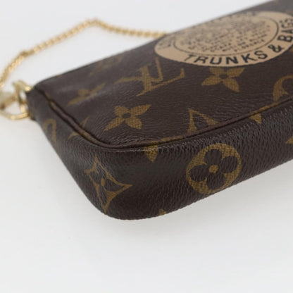 Louis Vuitton Pochette Accessoires Limited Edition Monogram Trunk, Brown, Canvas, Clutch
