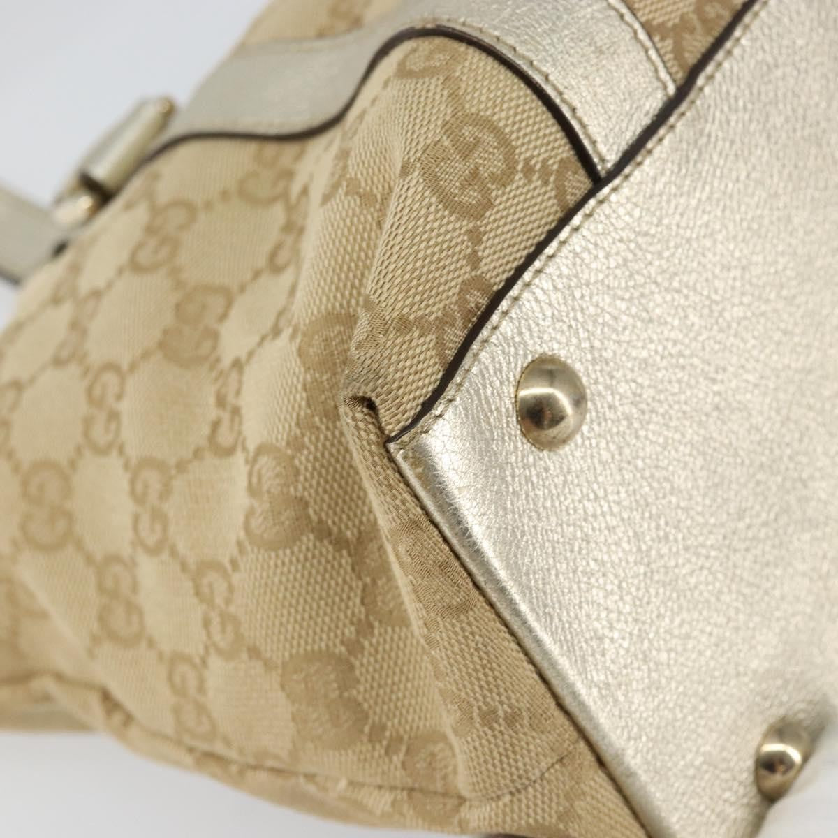 Gucci Abbey Tote GG Canvas, BEIGE, CANVAS, Tote bag