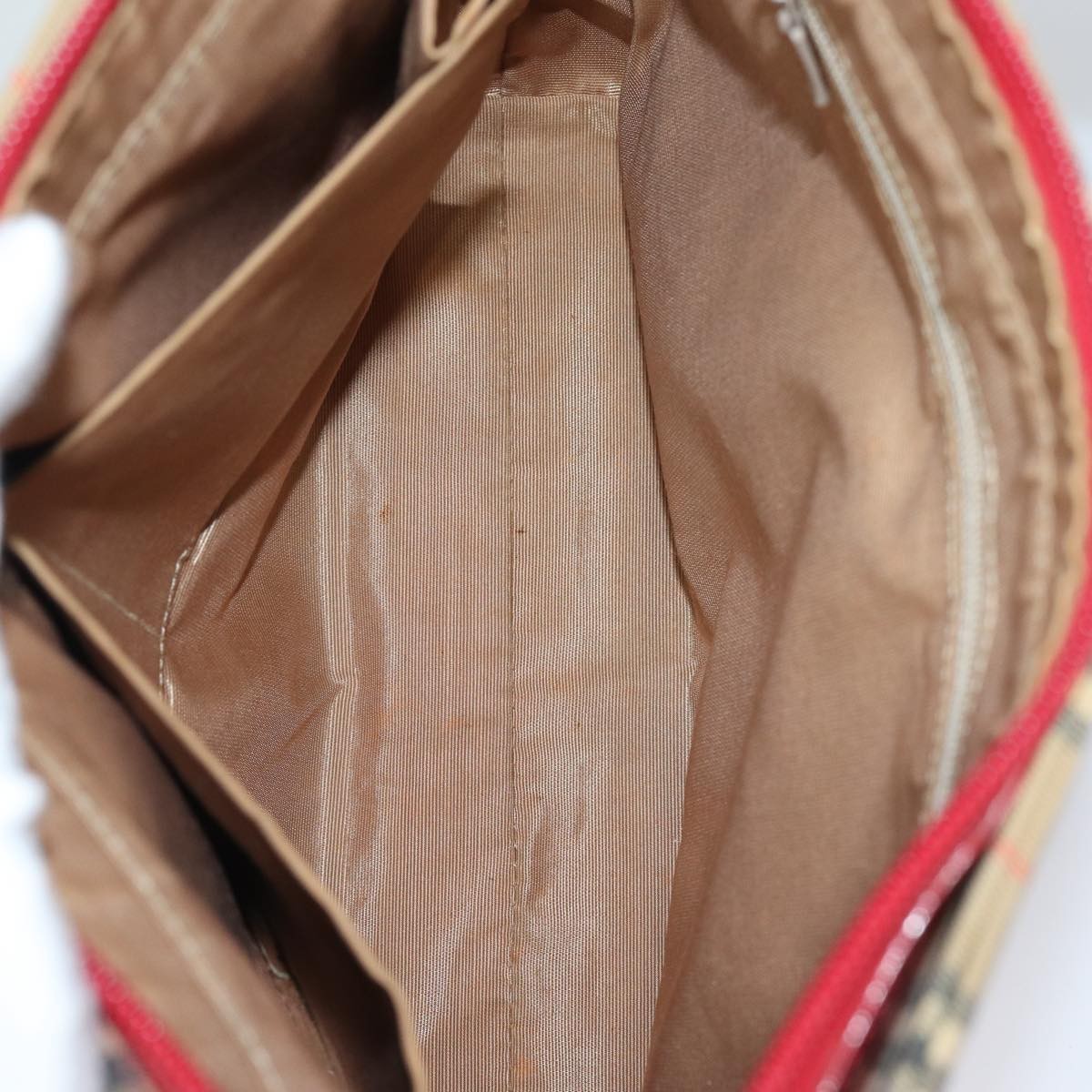 Burberry Nova Check Tote Canvas and Leather, BEIGE, CANVAS, Tote bag