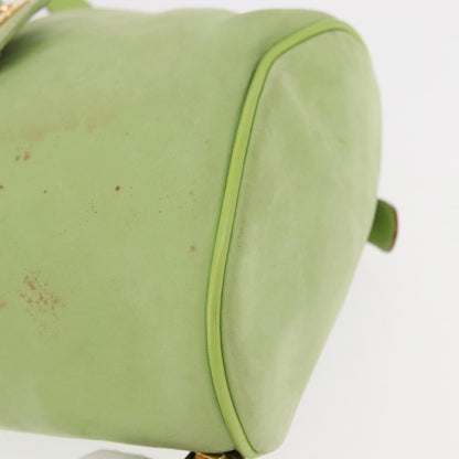 Salvatore Ferragamo Gancini Backpack Suede, GREEN, SUEDE, Backpack
