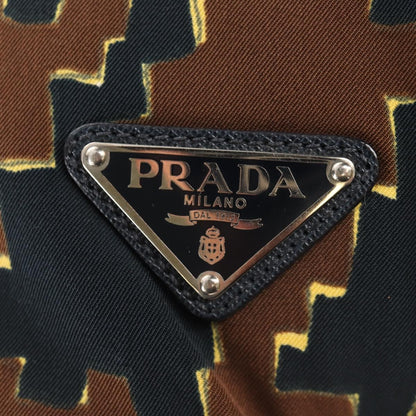 Prada Vintage Handbag Tessuto, BROWN, NYLON, Handbag