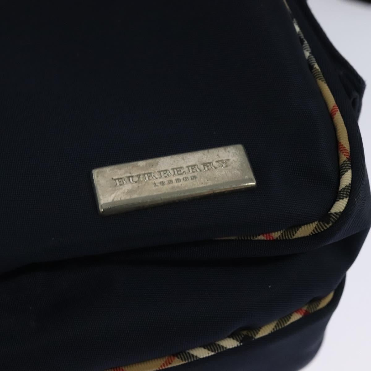 Burberry Vintage Shoulder Bag Nylon, NAVY, NYLON, Shoulder bag
