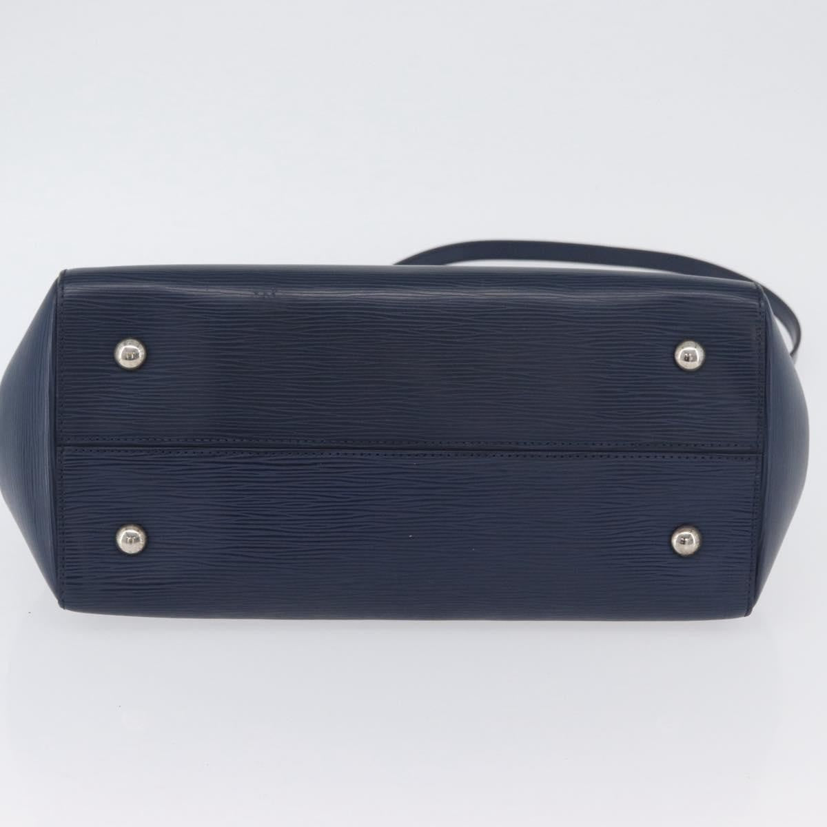 Louis Vuitton Marly Handbag Epi Leather, Blue, Leather, Handbag