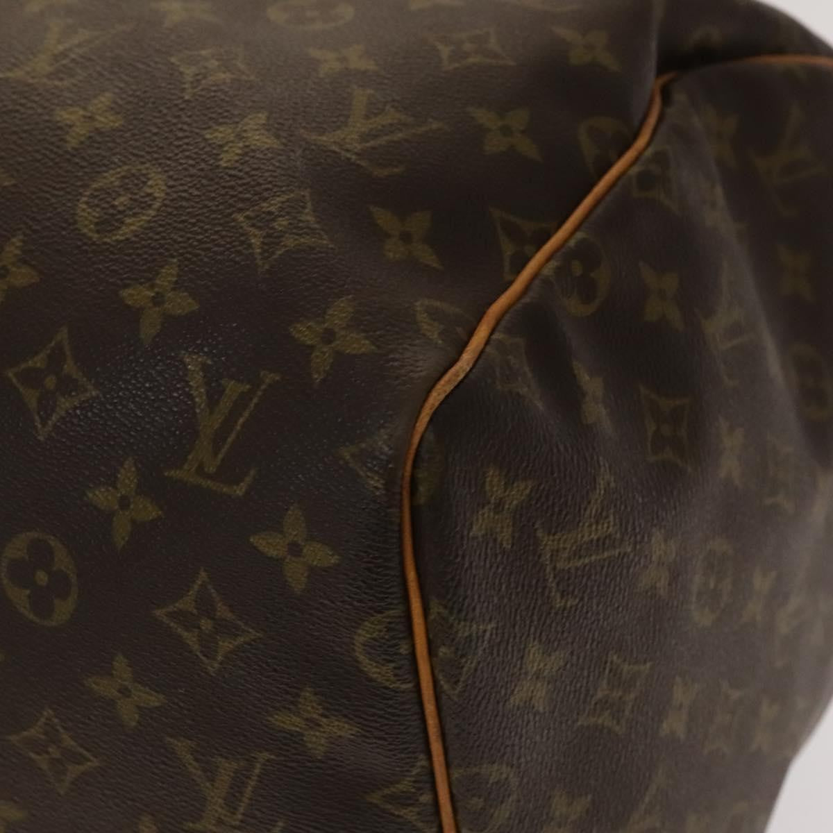 Louis Vuitton Keepall Bag Monogram Canvas, BROWN, CANVAS, Travel bag