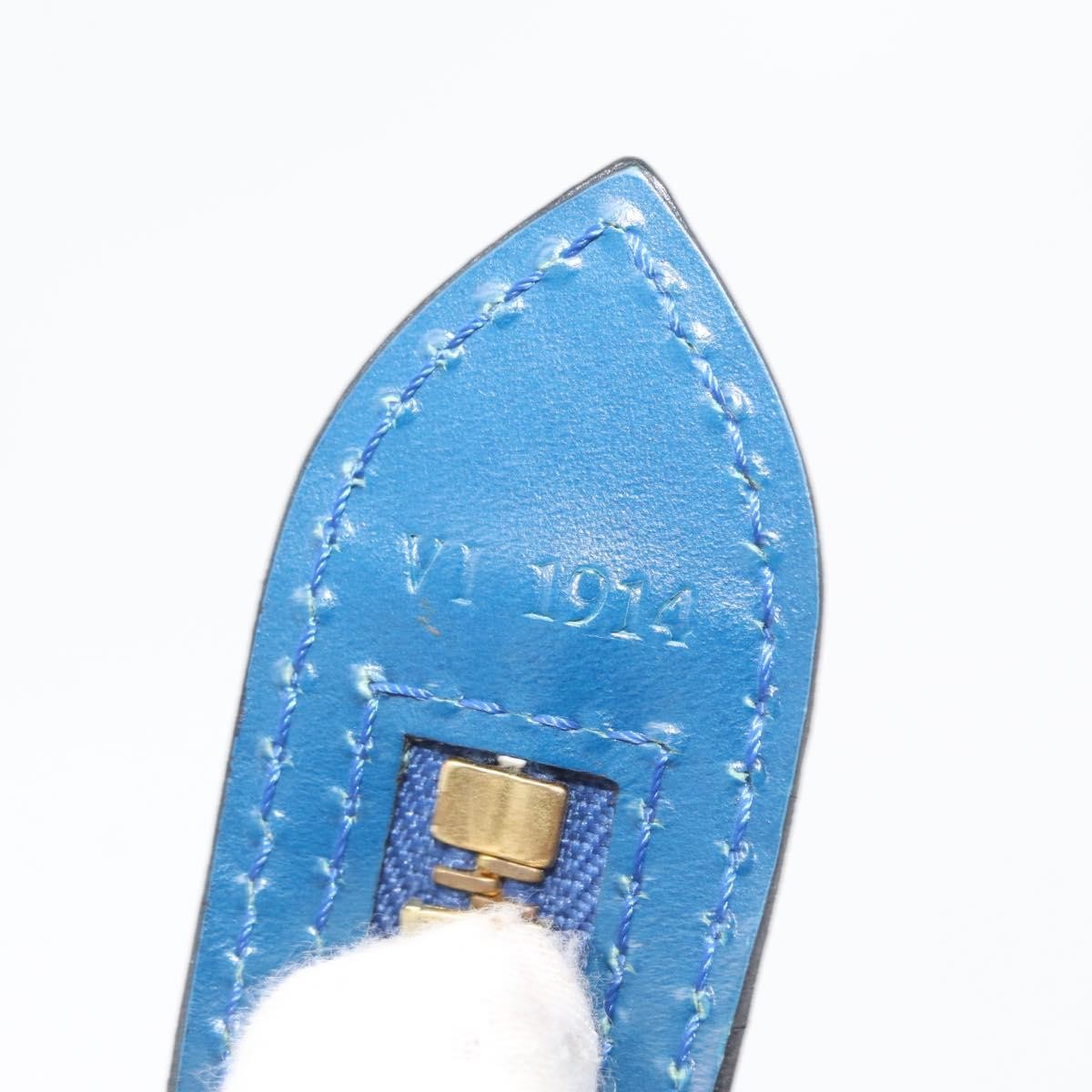 Louis Vuitton Saint Jacques Handbag Epi Leather, BLUE, LEATHER, Handbag