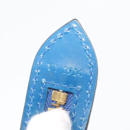 Louis Vuitton Saint Jacques Handbag Epi Leather, BLUE, LEATHER, Handbag