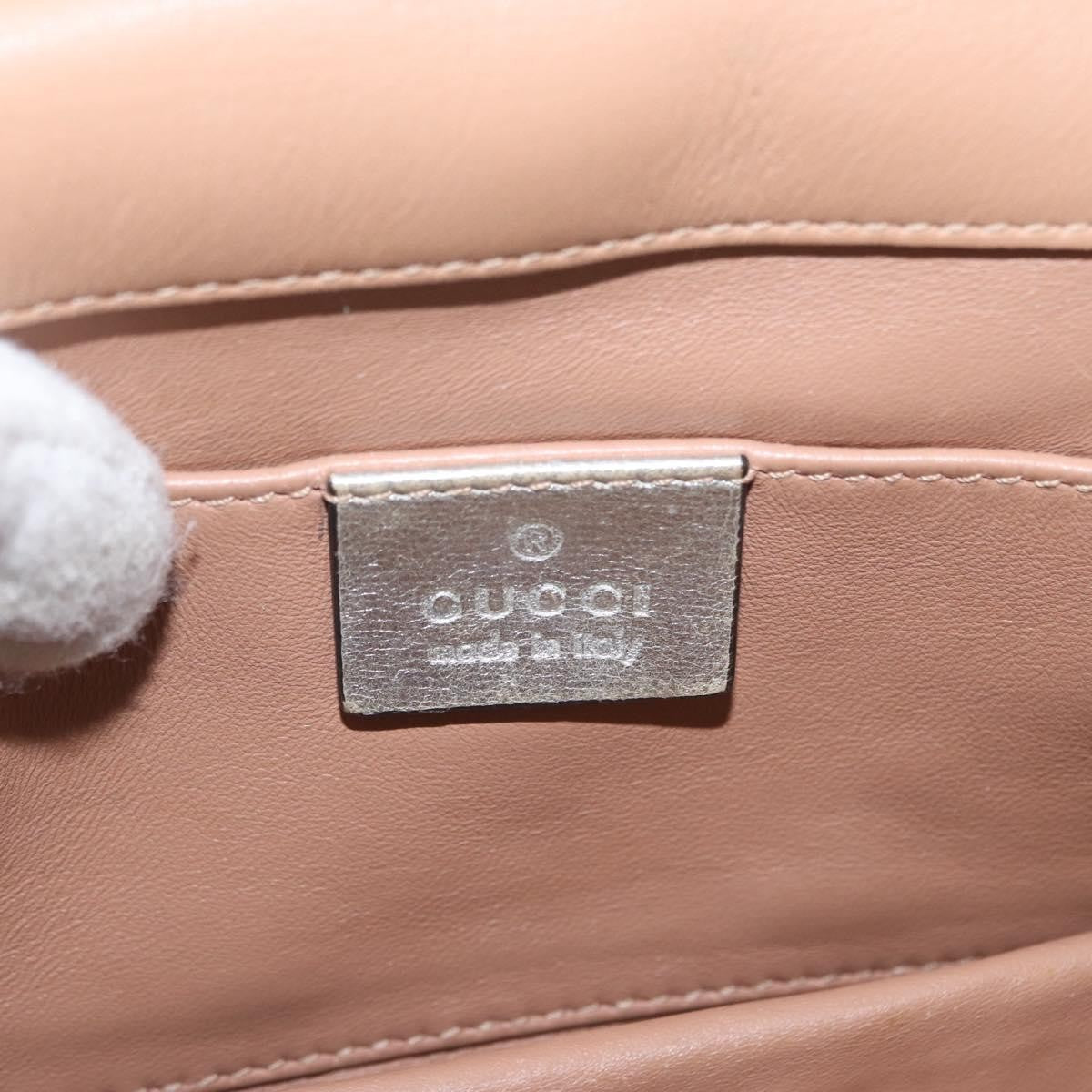 Gucci Broadway Pearly Bee Shoulder Bag Embellished Leather, SILVER, LEATHER, Shoulder bag