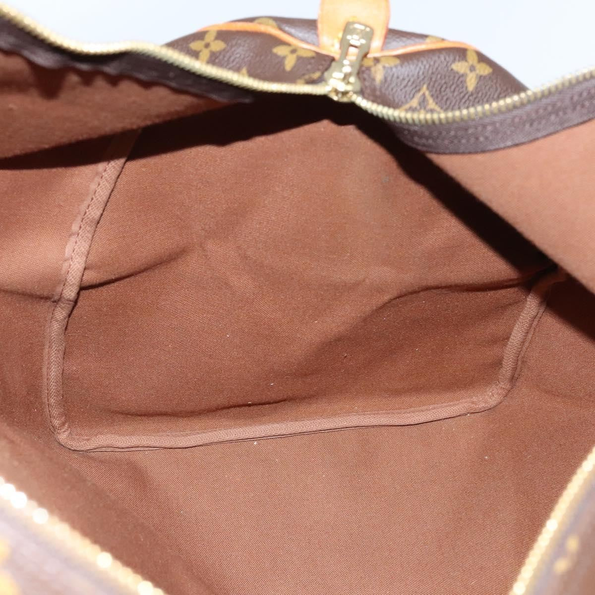 Louis Vuitton Keepall Bag Monogram Canvas, BROWN, CANVAS, Travel bag