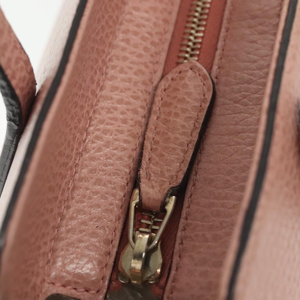 Gucci Swing Tote Leather, PINK, LEATHER, Tote bag