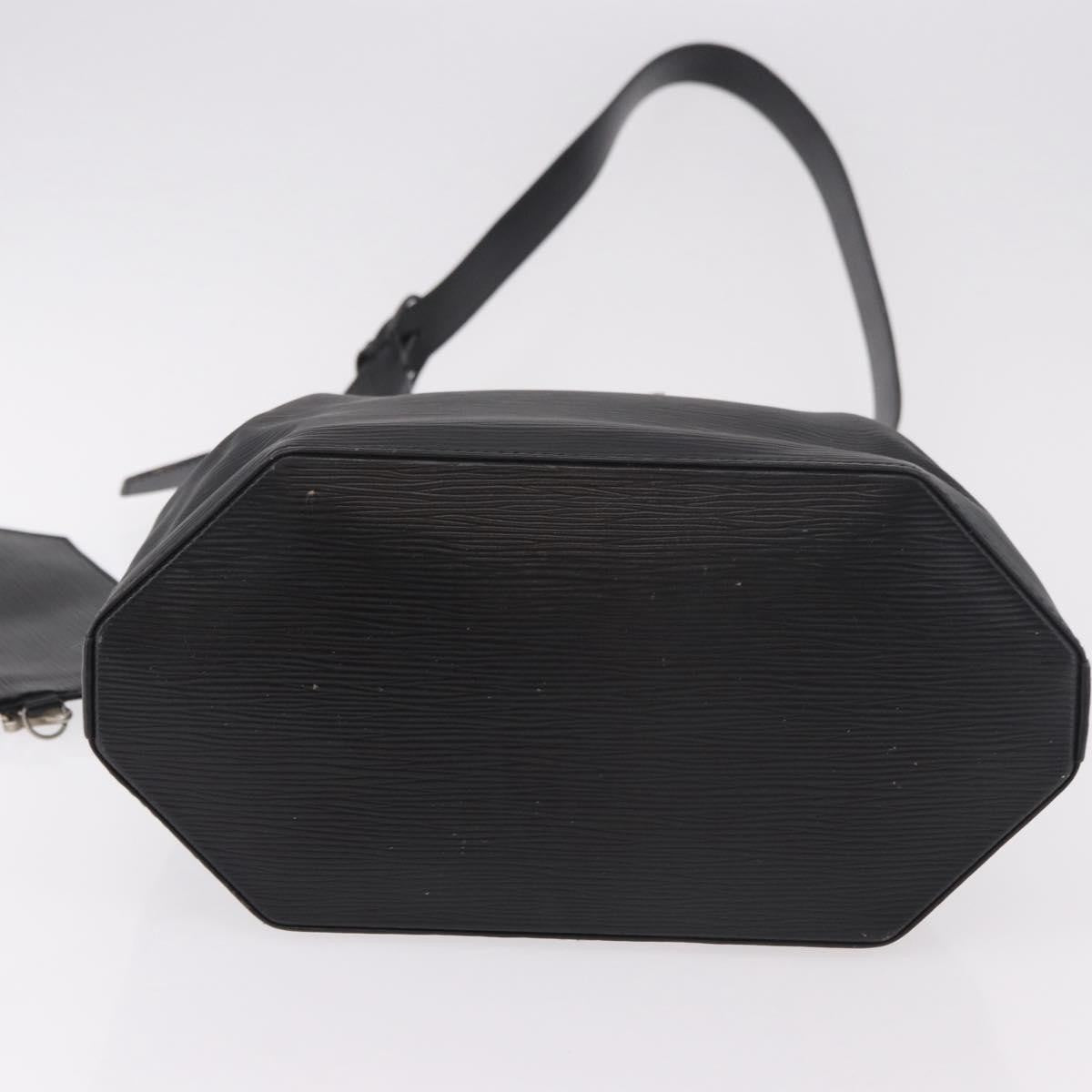 Louis Vuitton Vintage Sac d'Epaule Handbag Epi Leather, Black, Leather, Shoulder Bag