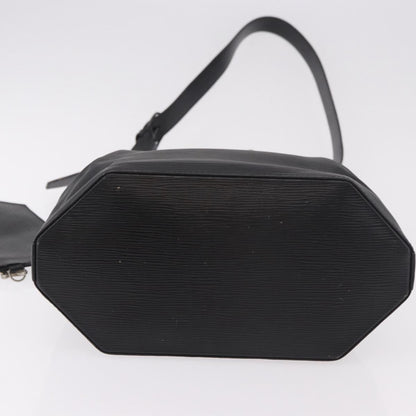 Louis Vuitton Vintage Sac d'Epaule Handbag Epi Leather, Black, Leather, Shoulder Bag