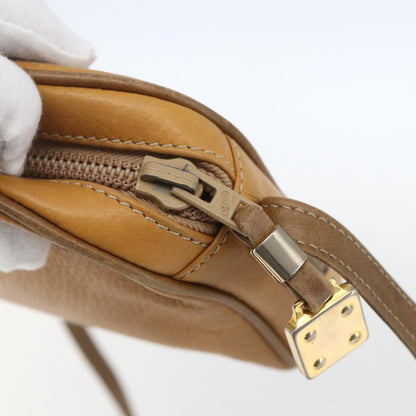 Loewe Anagram Shoulder Bag Leather, BEIGE, LEATHER, Shoulder bag
