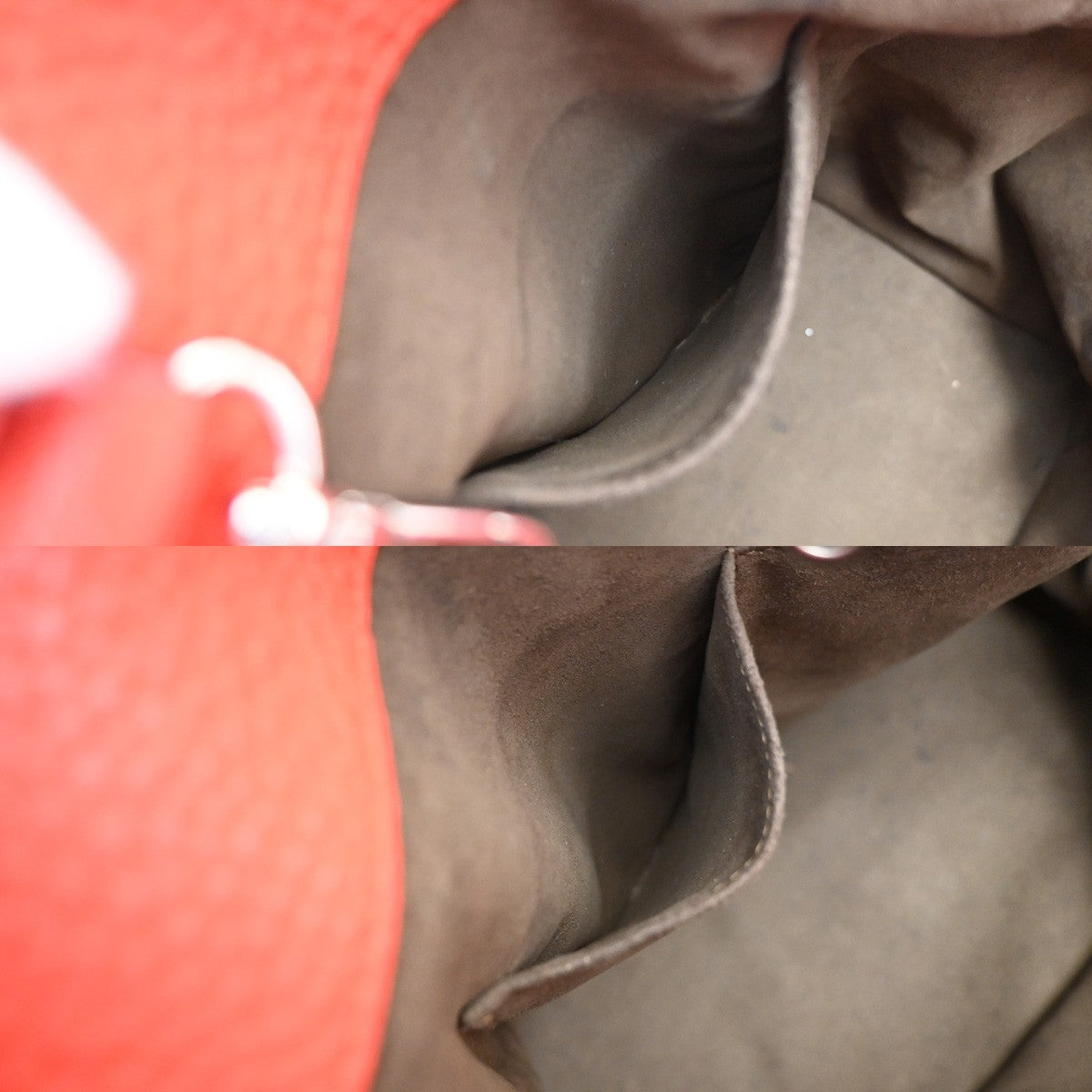 Fendi Selleria Anna Bucket Bag Leather, Red, Leather, Tote Bag