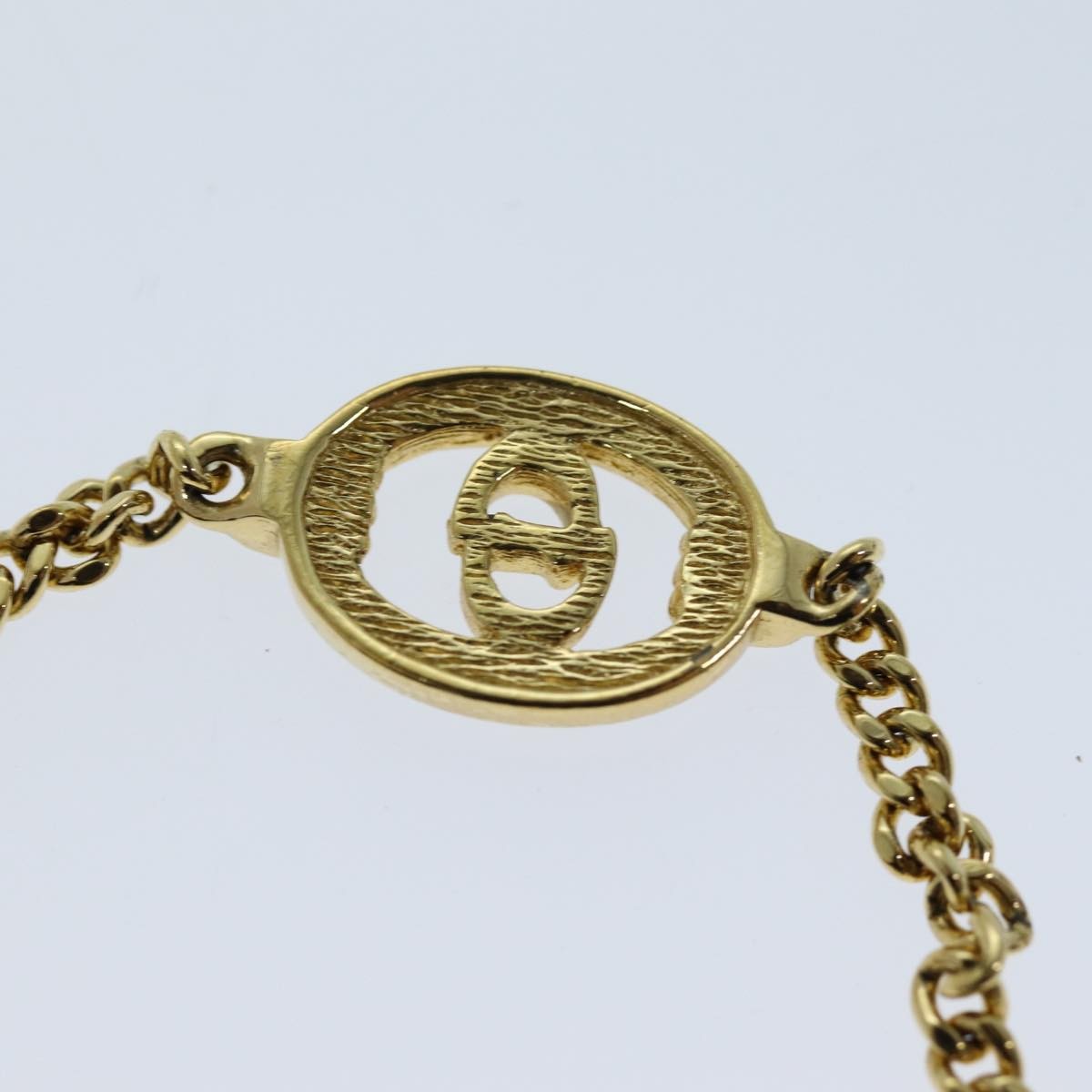 Christian Dior CD Logo Bracelet Metal, GOLD, METAL, Bracelet