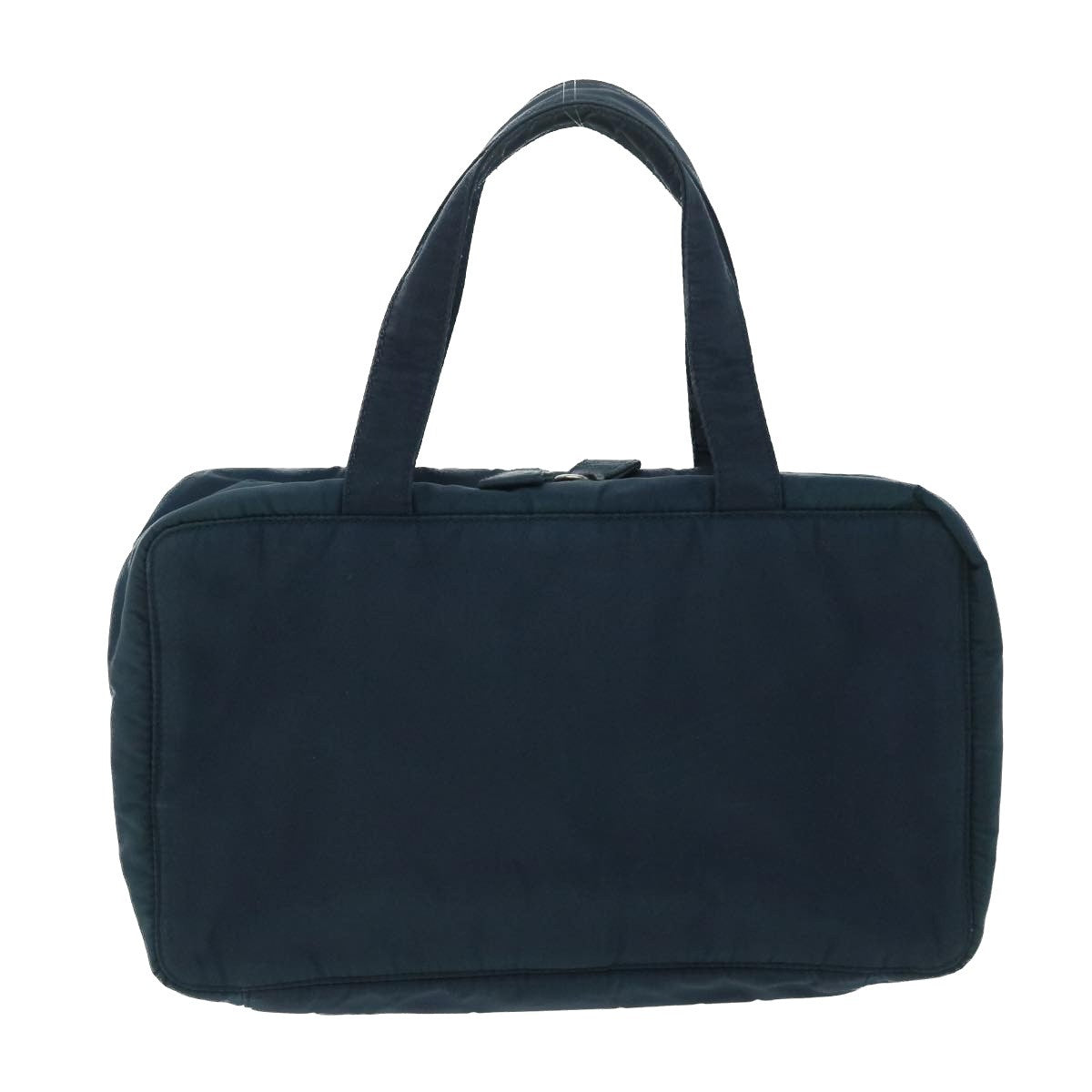 Prada Double Zip Wristlet Pouch Tessuto, NAVY, NYLON, Clutche & pouche