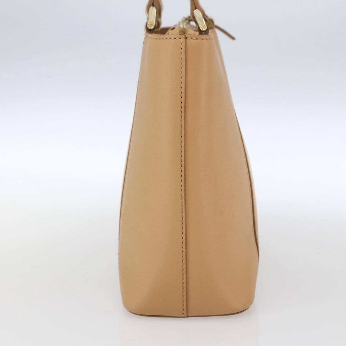 Burberry Vintage Handbag Leather, BEIGE, LEATHER, Handbag