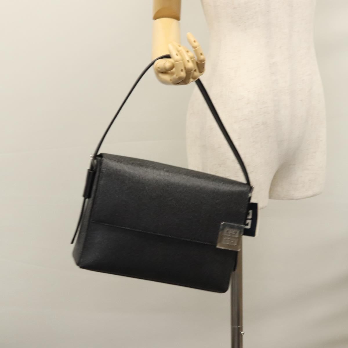 Givenchy Vintage 4G shoulder bag Canvas, BLACK, PVC, Shoulder bag