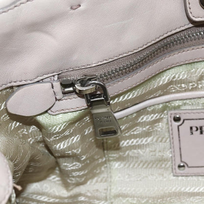 Prada Gaufre Convertible Tote Nappa Leather, BEIGE, LEATHER, Handbag