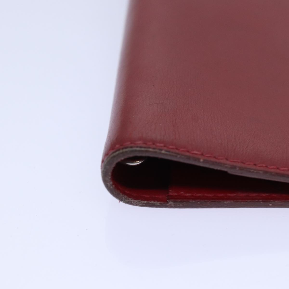 Hermes Agenda A6 Day Planner Housse Leather, RED, LEATHER, Wallets