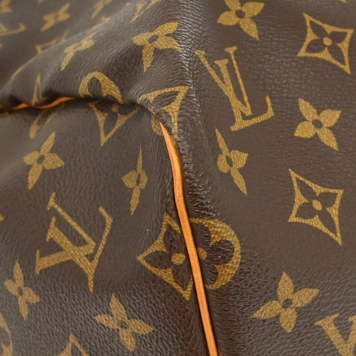 Louis Vuitton Keepall Bag Monogram Canvas, Brown, Canvas, Travel Bag