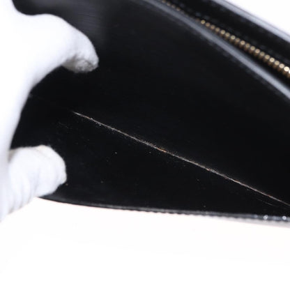 Louis Vuitton Pochette Homme Epi Leather, BLACK, LEATHER, Clutche & pouche
