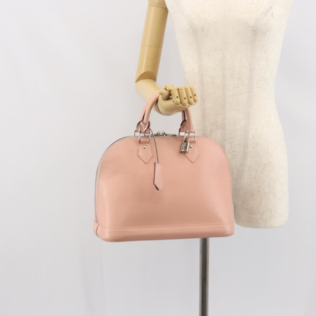 Louis Vuitton Alma Handbag Epi Leather, PINK, LEATHER, Handbag
