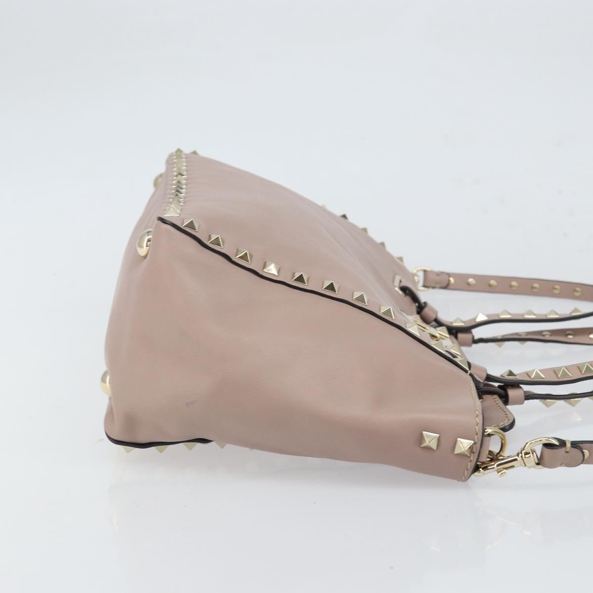 Valentino Garavani Rockstud Tote Soft Leather, PINK, LEATHER, Tote bag