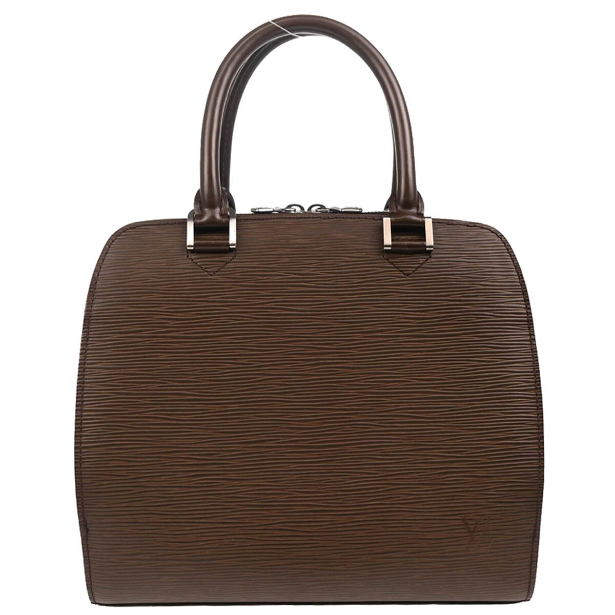 Louis Vuitton Pont Neuf Handbag Epi Leather, BROWN, LEATHER, Handbag