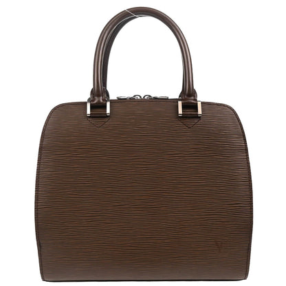 Louis Vuitton Pont Neuf Handbag Epi Leather, BROWN, LEATHER, Handbag