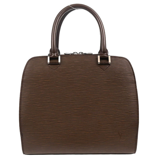 Louis Vuitton Pont Neuf Handbag Epi Leather, BROWN, LEATHER, Handbag